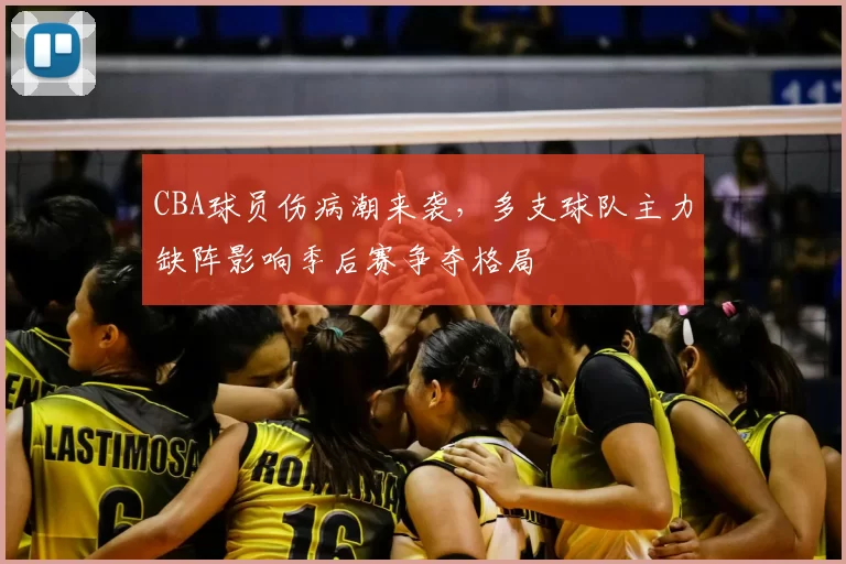 CBA球员伤病潮来袭,多支球队主力缺阵影响季后赛争夺格局